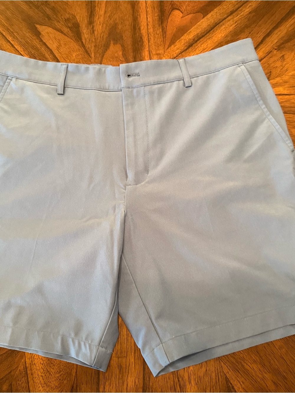 Dunning Men's Light Blue Golf Shorts - 34 - 8” Inseam